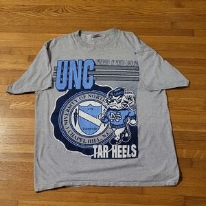 Vintage UNC Tar Heels Gray T-Shirt